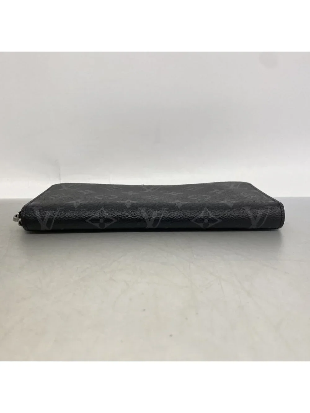 Louis Vuitton Wallet Monogram Eclipse Zippy Horizontal Black